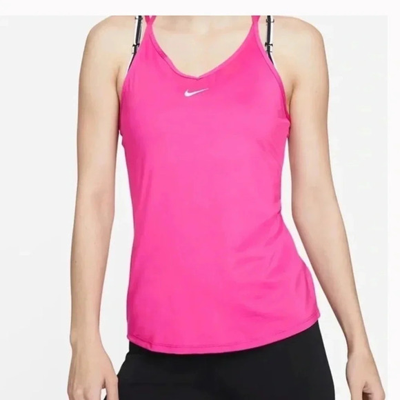 Nike pink training dri fit tank top size XS razorback athletic sleeveless - Picture 1 of 7